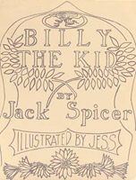 Billy The Kid (Enkidu Surrogate, 1959). Cover design and illustrations by Jess.